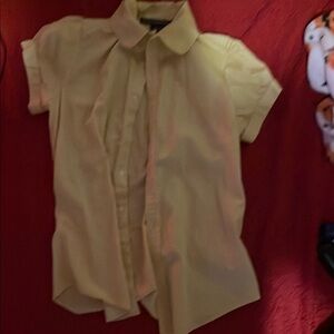Ralph Lauren Yellow Button Down Shirt